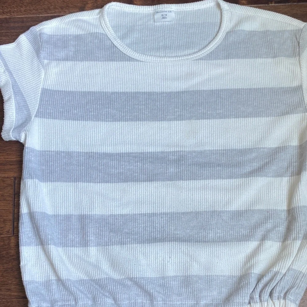 Abercrombie Kids Striped Short Sleeve Tee